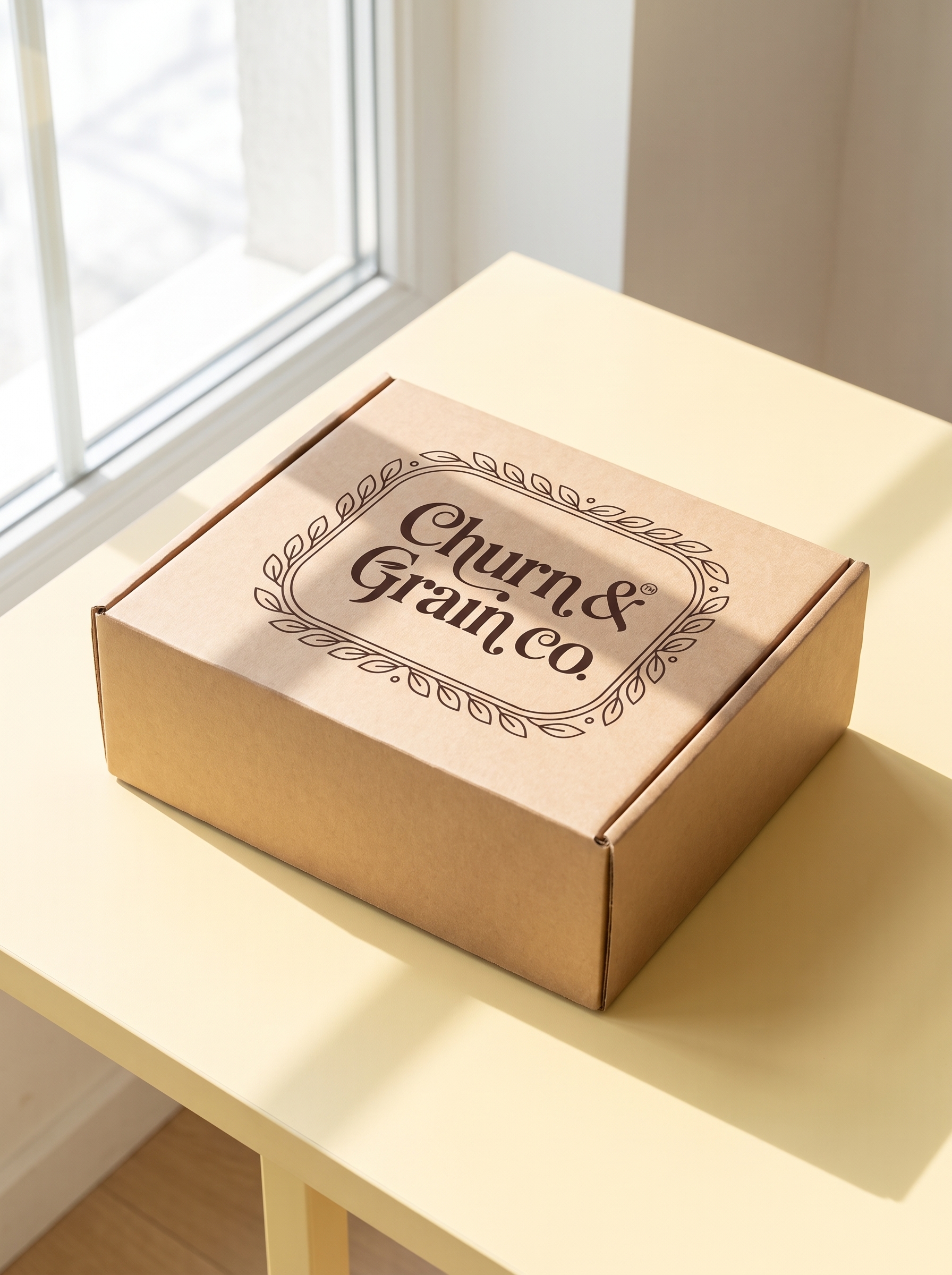 Cardboard packaging box