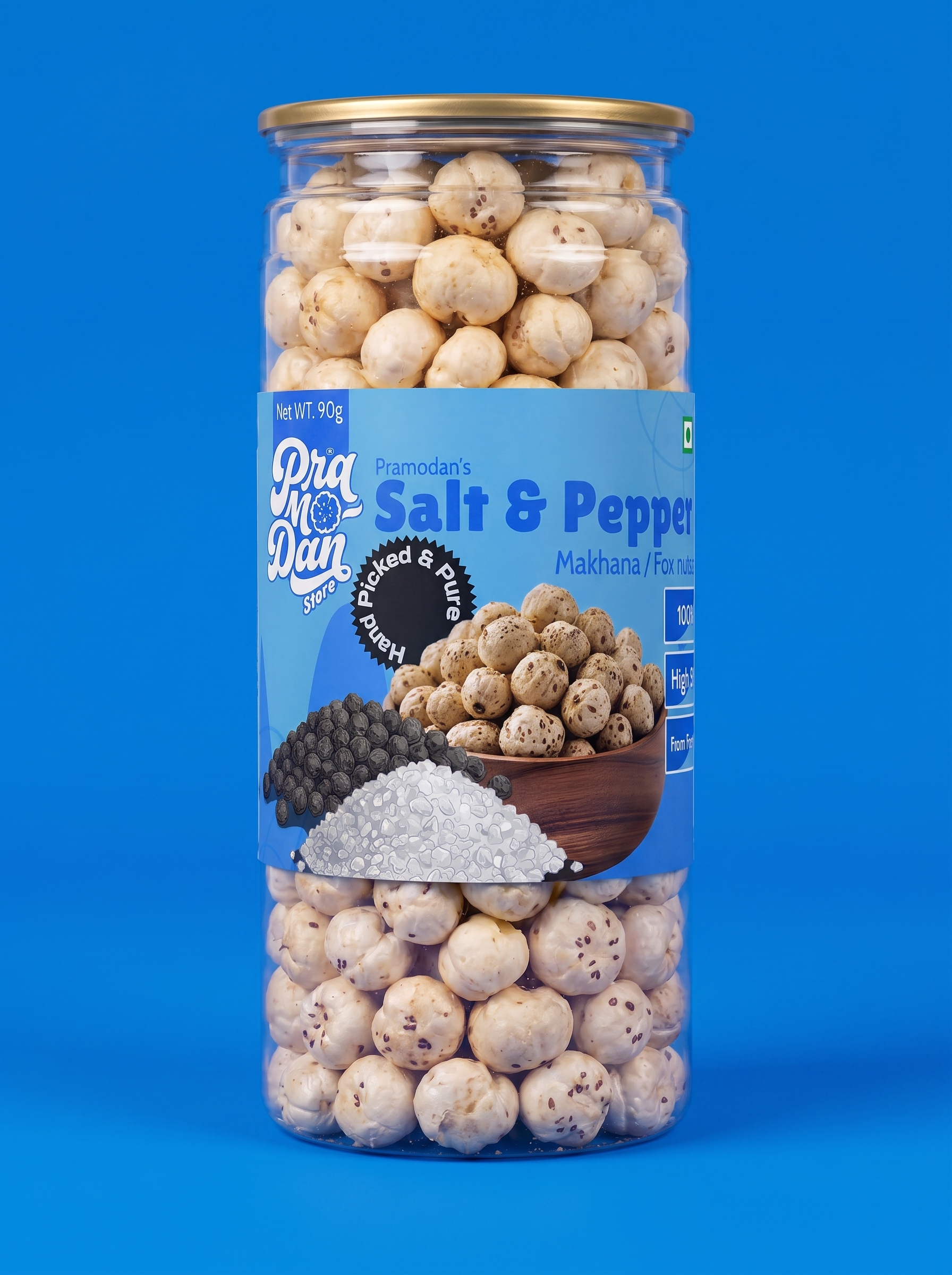 Fox nuts in jar