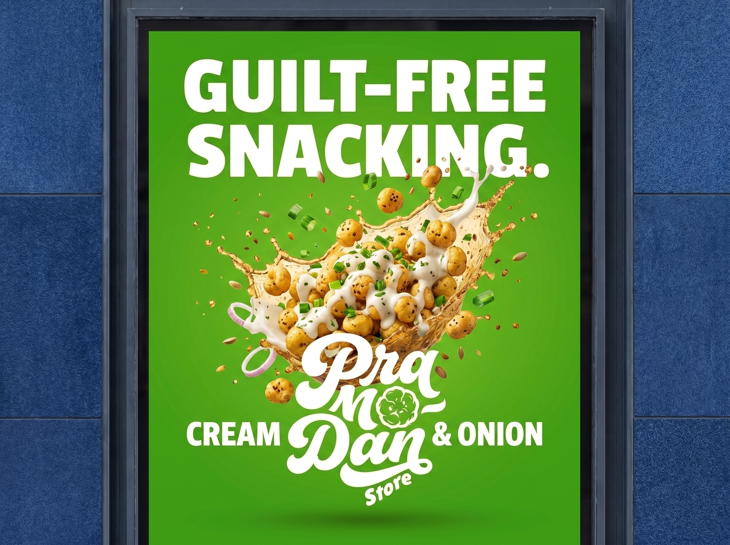 Logo advertising poster